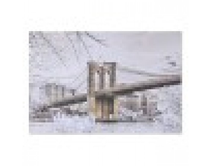 Картина Home ESPRIT Бял Златен Пурпурин Лондон Loft 150 x 3 x 100 cm (2 броя)