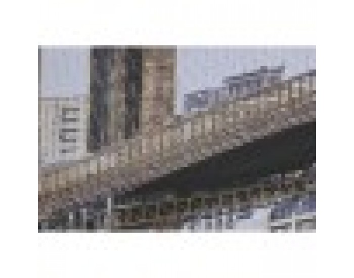 Картина Home ESPRIT Бял Златен Пурпурин Лондон Loft 150 x 3 x 100 cm (2 броя)