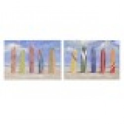 Картина Home ESPRIT Сърф 100 x 3 x 70 cm (2 броя) - Tablouri, postere, puzzle-uri