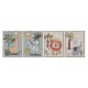 Картина Home ESPRIT Детски Животни 30 x 3 x 40 cm (4 броя)