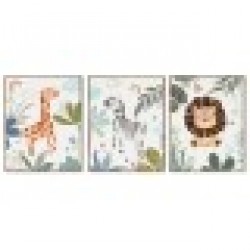 Картина Home ESPRIT С облекчение 40 x 3 x 50 cm (3 броя) - Tablouri, postere, puzzle-uri