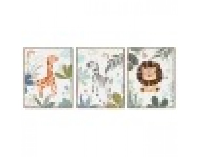 Картина Home ESPRIT С облекчение 40 x 3 x 50 cm (3 броя)
