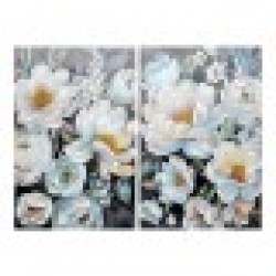 Картина DKD Home Decor Lilled (80 x 3 x 120 cm) (2 pcs) - Tablouri, postere, puzzle-uri