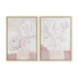 Картина DKD Home Decor Ваза (50 x 4 x 70 cm) (2 броя) - Tablouri, postere, puzzle-uri