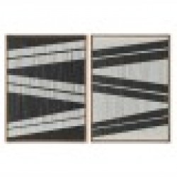 Картина Home ESPRIT Райета Град 60 x 3 x 60 cm (2 броя) - Tablouri, postere, puzzle-uri