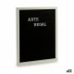 Картина Черен Бял Панел 144 Букви (2,5 x 50,5 x 40,5 cm) (12 броя) - Tablouri, postere, puzzle-uri