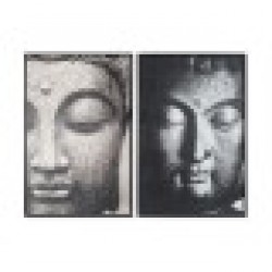 Картина DKD Home Decor Буда Ориенталски (62,5 x 4,5 x 93 cm) (2 броя) - Tablouri, postere, puzzle-uri