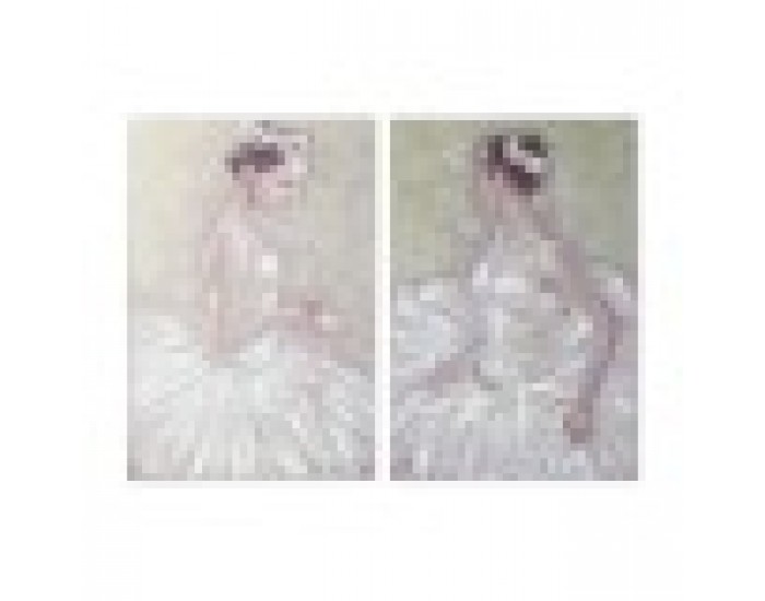 Картина DKD Home Decor Балерина (80 x 3 x 120 cm) (2 броя)