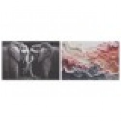 Картина Home ESPRIT Бланка Модерен 120 x 3 x 80 cm (2 броя) - Tablouri, postere, puzzle-uri