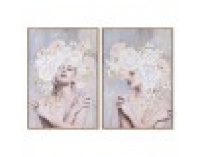 Картина Home ESPRIT Lilled Модерен 70 x 3,5 x 100 cm (2 броя)