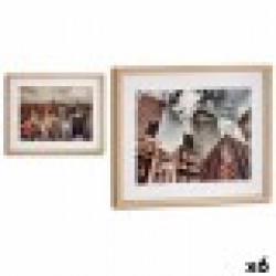 Картина Сграда Дървен Cтъкло 43 x 3 x 53 cm (6 броя) - Tablouri, postere, puzzle-uri