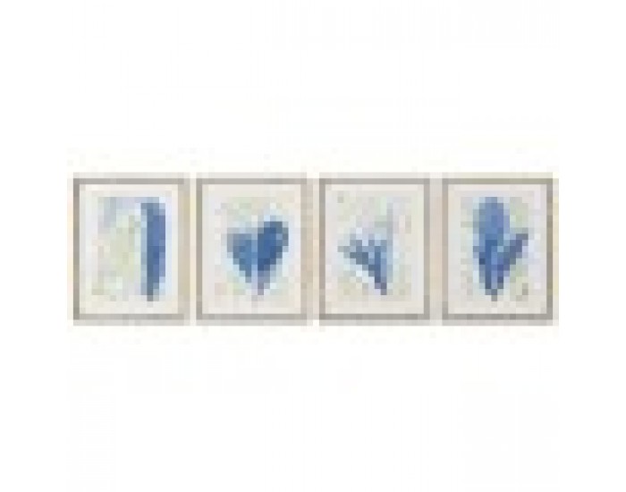 Картина Home ESPRIT Средиземноморско 35 x 2,5 x 45 cm (4 броя)