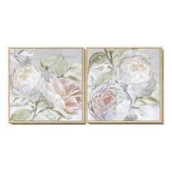 Картина DKD Home Decor Lilled (80 x 4 x 80 cm) (2 pcs) - Tablouri, postere, puzzle-uri