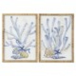 Картина Home ESPRIT Средиземноморско 50 x 2,5 x 70 cm (2 броя) - Tablouri, postere, puzzle-uri
