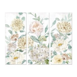 Картина DKD Home Decor Lilled (3 pcs) (55 x 3 x 135 cm) - Tablouri, postere, puzzle-uri