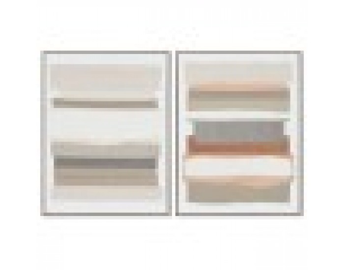 Картина Home ESPRIT Абстрактен Град 62,3 x 4,5 x 82,3 cm (2 броя)