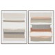 Картина Home ESPRIT Абстрактен Град 62,3 x 4,5 x 82,3 cm (2 броя)