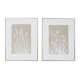 Пластно Home ESPRIT Бял Бежов Lilled Скандинавски 62 x 4,5 x 82 cm (2 броя)