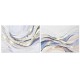 Картина Home ESPRIT Абстрактен Модерен С облекчение 100 x 3,7 x 70 cm (2 броя)