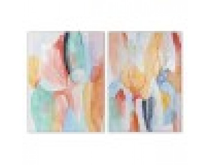 Картина Home ESPRIT Абстрактен Модерен 90 x 3,5 x 120 cm (2 броя)