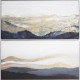 Картина DKD Home Decor Ориенталски Планина (120 x 3,2 x 60) (2 броя)