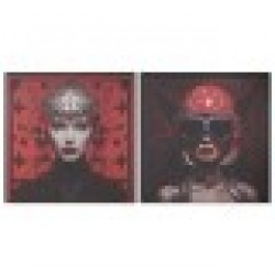 Картина Home ESPRIT Бланка Модерен 120 x 3 x 120 cm (2 броя) - Tablouri, postere, puzzle-uri