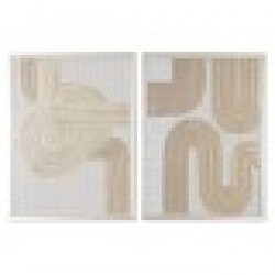 Картина Home ESPRIT Модерен 62,3 x 3,6 x 82,5 cm (2 броя) - Tablouri, postere, puzzle-uri