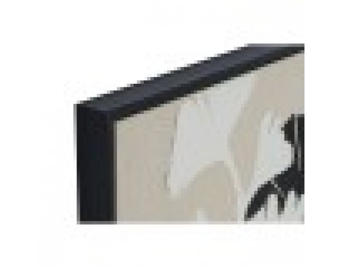 Картина Home ESPRIT Бял Черен Бежов Лист на растение Град 63 x 4,3 x 93 cm (2 броя)