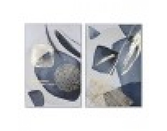 Картина Home ESPRIT Абстрактен Модерен 83 x 4,5 x 123 cm (2 броя)