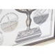 Картина DKD Home Decor Карта на Света (95 x 3 x 65 cm)