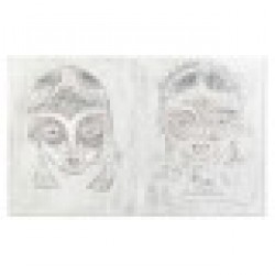 Картина DKD Home Decor Лице Колониален (80 x 3,7 x 100 cm) (2 броя) - Tablouri, postere, puzzle-uri