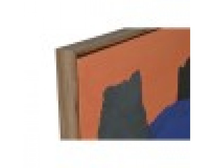 Картина Home ESPRIT Абстрактен Град 80 x 4,5 x 120 cm (2 броя)