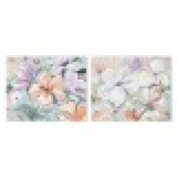 Картина Home ESPRIT Lilled Shabby Chic 100 x 3,7 x 80 cm (2 броя) - Tablouri, postere, puzzle-uri