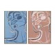 Картина DKD Home Decor 84 x 4,5 x 123 cm Дама Модерен (2 броя)