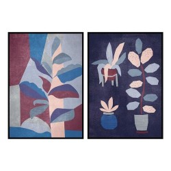 Картина DKD Home Decor Lilled (2 pcs) (83 x 4.5 x 123 cm) - Tablouri, postere, puzzle-uri