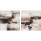 Картина DKD Home Decor Абстрактен (90 x 2.4 x 90 cm) (2 pcs)