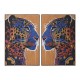 Картина Home ESPRIT Леопард Град 80 x 4,5 x 120 cm (2 броя)