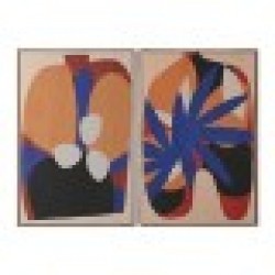 Картина Home ESPRIT Град 80 x 4,5 x 120 cm (2 броя) - Tablouri, postere, puzzle-uri