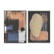 Картина DKD Home Decor Абстрактен (83 x 4,5 x 123 cm) (84 x 4,5 x 123 cm) (2 броя)
