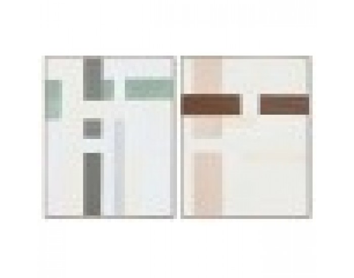 Картина Home ESPRIT Абстрактен Град 82,2 x 4,5 x 102 cm (2 броя)