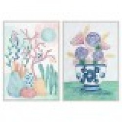 Картина DKD Home Decor (83 x 4,5 x 123 cm) (2 броя) - Tablouri, postere, puzzle-uri