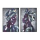Картина DKD Home Decor Колониален Африканка (83 x 4,5 x 123 cm) (2 броя)