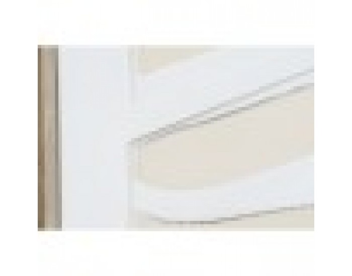 Картина Home ESPRIT Бял Бежов Абстрактен Скандинавски 83 x 4,5 x 83 cm (2 броя)