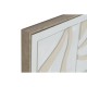Картина Home ESPRIT Бял Бежов Абстрактен Скандинавски 83 x 4,5 x 83 cm (2 броя)
