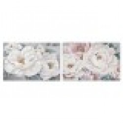 Картина Home ESPRIT рози романтичен 120 x 3,7 x 80 cm (2 броя) - Tablouri, postere, puzzle-uri