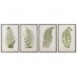 Картина Home ESPRIT орлова папрат Cottage 45 x 2,5 x 70 cm (4 броя) - Tablouri, postere, puzzle-uri