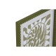 Картина Home ESPRIT Бял Зелен Тропически Лист на растение 40 x 2,5 x 50 cm (4 броя)