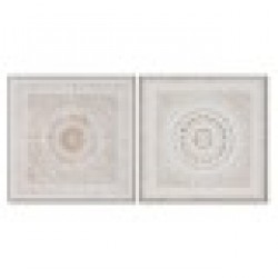 Картина Home ESPRIT Mandala Скандинавски 100 x 4 x 100 cm (2 броя) - Tablouri, postere, puzzle-uri