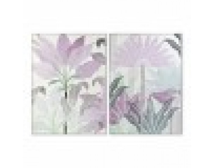Картина DKD Home Decor 103,5 x 4,5 x 144 cm Тропически (2 броя)