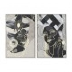 Картина DKD Home Decor Африканка Тропически 84 x 4,5 x 123 cm (2 броя) - Tablouri, postere, puzzle-uri